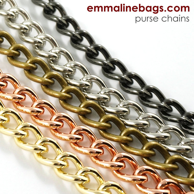 10mm Wide High Quality Purse Chain, Metal Shoulder Handbag Strap,  Replacement Handle Chain, Metal Crossbody Bag Chain Strap JS003 - Etsy